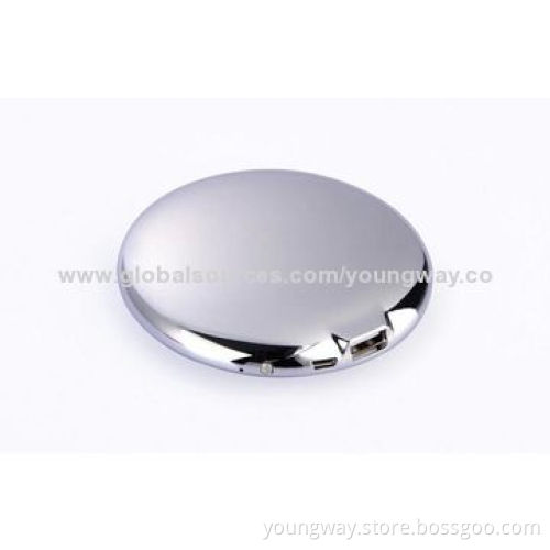 5000mAh High Capacity Round Power Bank, Dual USD Mobile Charger, Size: 98*21mmNew